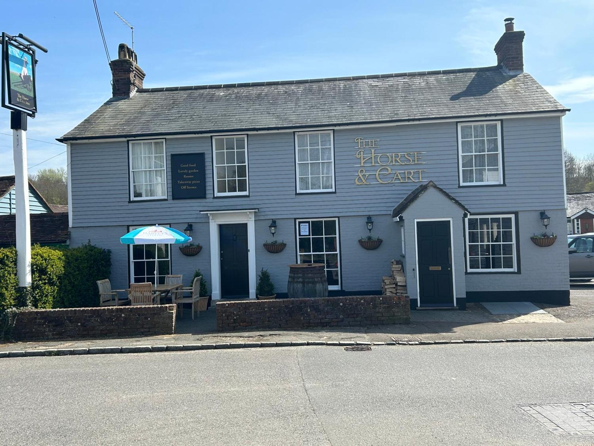The Horse & Cart Hotel Peasmarsh Bagian luar foto